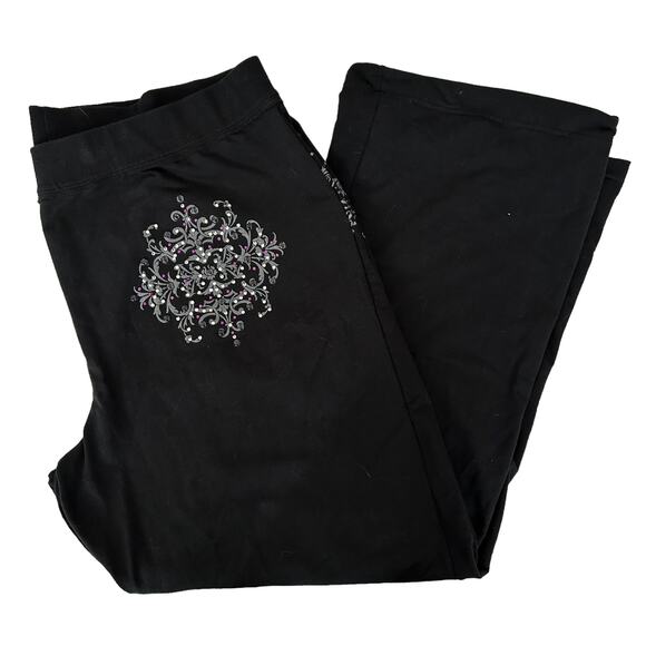 Lane Bryant Black Sweatpants Sz 22/24 - Picture 5 of 5